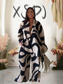 Kompleti od 2 komada Odjevne kombinacije Široke majice dugih hlača Ležerni elegantni ženski kompleti Ženska modna odijela velikih veličina Besplatna dostava na veliko