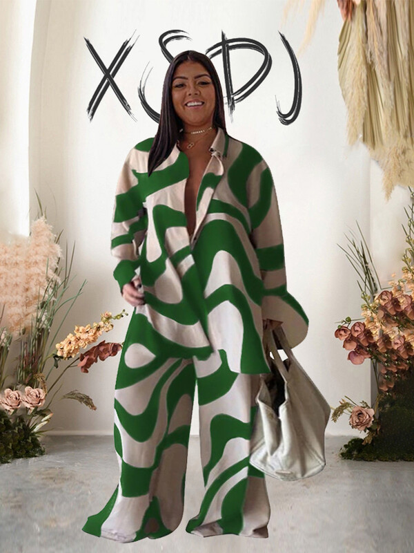 Kompleti od 2 komada Odjevne kombinacije Široke majice dugih hlača Ležerni elegantni ženski kompleti Ženska modna odijela velikih veličina Besplatna dostava na veliko