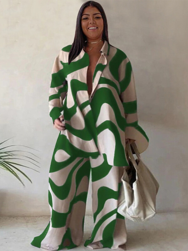 Kompleti od 2 komada Odjevne kombinacije Široke majice dugih hlača Ležerni elegantni ženski kompleti Ženska modna odijela velikih veličina Besplatna dostava na veliko