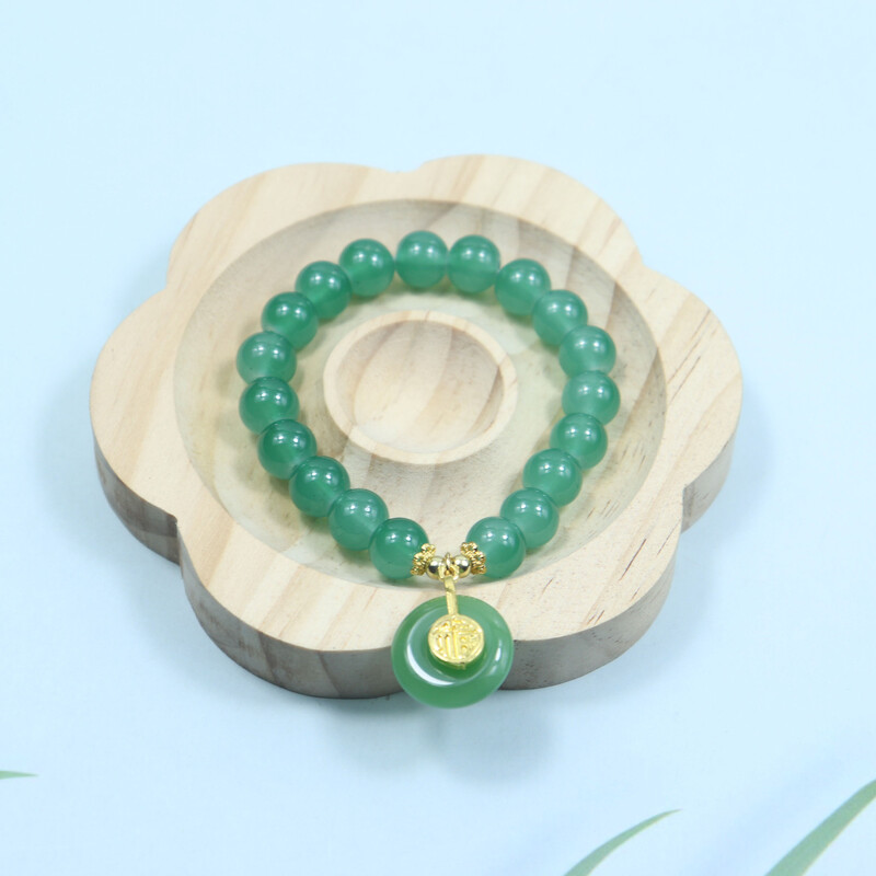 Νέο Hettian Imitation Jade Safety Bockle Βραχιόλι Safety Bracelet Light Πολυτελές και κομψό δώρο 