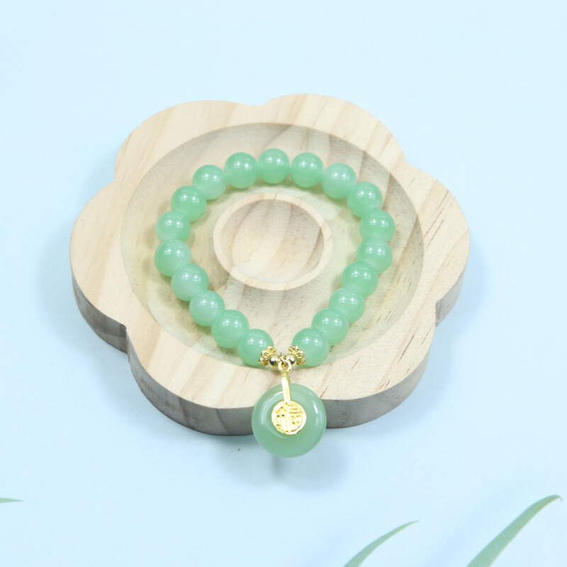 Νέο Hettian Imitation Jade Safety Bockle Βραχιόλι Safety Bracelet Light Πολυτελές και κομψό δώρο 