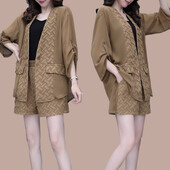 Ženski komplet kratkih hlača Trendovi 2024. Noviteti Ljeto Ležerni sakoi i kratke hlače Odijela za žene Dvodijelna odjeća 2 komada puna