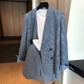 2024 Модно яке Костюм за жени Блейзър с дълъг ръкав и къси панталони Комплект от две части Корейски стил Есенно пролетно облекло Дрехи