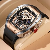 2024 Novi sportski sat Muški vrhunski brend Luksuzni muški satovi Poslovni vodootporni vojni kvarcni kronograf Ručni sat Montre Homme