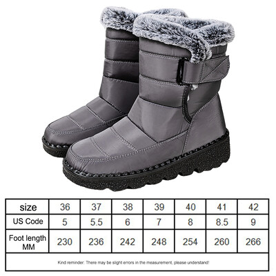 Ženske zimske čizme 2023 Super tople zimske čizme Čizme za snijeg Gumene čizme Krzno Bota Feminina Plišane kratke čizme Ženske zimske cipele