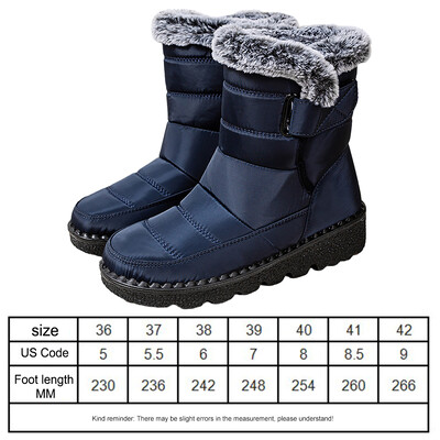 Ženske zimske čizme 2023 Super tople zimske čizme Čizme za snijeg Gumene čizme Krzno Bota Feminina Plišane kratke čizme Ženske zimske cipele