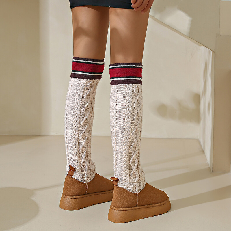 Naiste platvorm lumesaapad 24 uut lendavat kootud hingavad sokisaapad Euroopa ja USA vabaaja reide kõrgused saapad