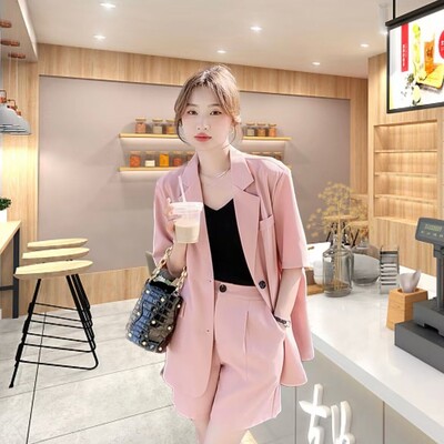 2-dijelna odjeća Ljetni komplet 2024. od dva modna komada za žene Široki jeftini ženski kompleti koji se podudaraju Odijela Kratke hlače Novo u promociji