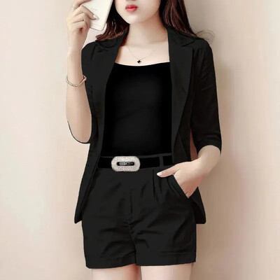 2024 novi ženski sako odijela s hlačama Komplet od 2 komada Uredske dame Elegantne ležerne jakne + široke hlače Svečano odijelo Femme Clothes T998