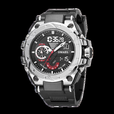 Spordikellad veekindel SMAEL meeste käekell Military Army Sinine Stopper Week Display Clocke 8060 Moodne kvartskäekell meestele