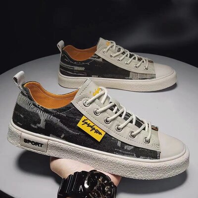 Modne plave platnene tenisice Muške traperice protiv neugodnih mirisa Muške tenisice Muške traper mokasine Tenisice Studentske dječačke natikače