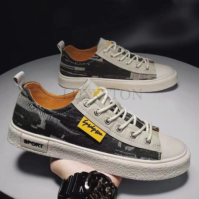 Modne plave platnene tenisice Muške traperice protiv neugodnih mirisa Muške tenisice Muške traper mokasine Tenisice Studentske dječačke natikače