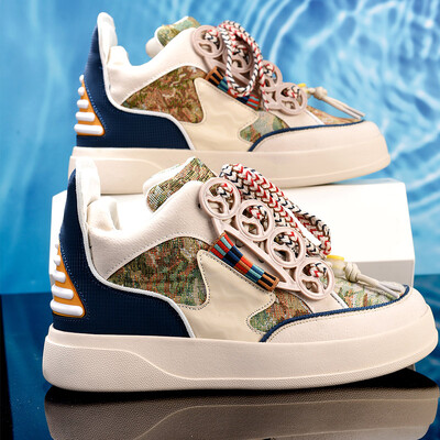 Modne Heighten tenisice za muškarce, velike ravne tenisice za trčanje Man Zapatillas Hombre Lace Up Men Vulcanize Shoes Winter