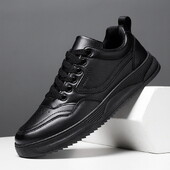 Originalne proljetne kožne muške niske cipele Prozračne ravne tinejdžerske tenisice Ležerne visokokvalitetne bijele neklizajuće Zapatillas Hombre