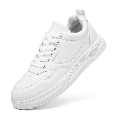 Originalne proljetne kožne muške niske cipele Prozračne ravne tinejdžerske tenisice Ležerne visokokvalitetne bijele neklizajuće Zapatillas Hombre