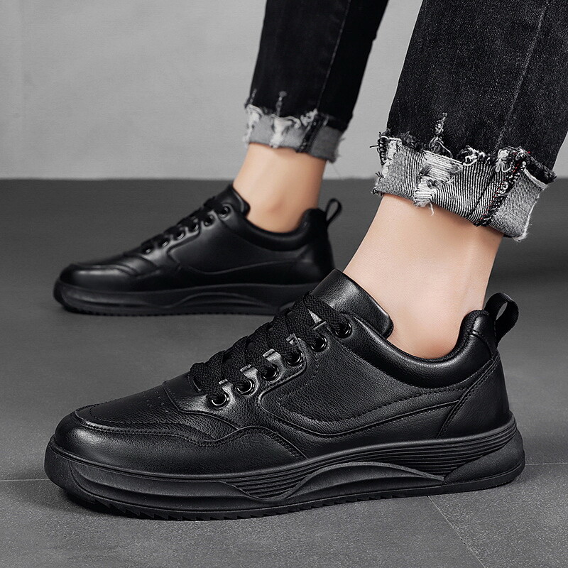 Originalne proljetne kožne muške niske cipele Prozračne ravne tinejdžerske tenisice Ležerne visokokvalitetne bijele neklizajuće Zapatillas Hombre