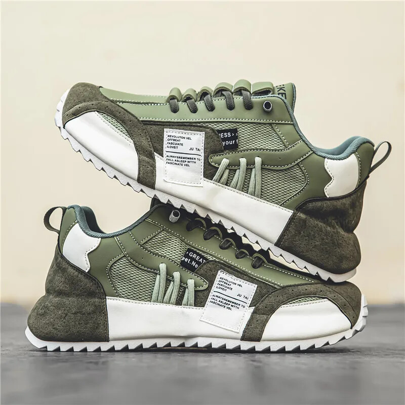 Trend Νέα Ανδρικά Παπούτσια Αντιολισθητικά Ανδρικά Παπούτσια Casual για Ανδρικά Σχεδιασμένα Μόδα Προσωπικότητα Άνετα Ανδρικά Αθλητικά Παπούτσια με κορδόνια