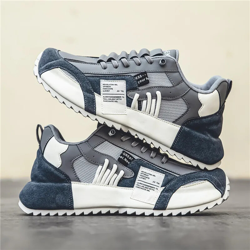 Trend Νέα Ανδρικά Παπούτσια Αντιολισθητικά Ανδρικά Παπούτσια Casual για Ανδρικά Σχεδιασμένα Μόδα Προσωπικότητα Άνετα Ανδρικά Αθλητικά Παπούτσια με κορδόνια