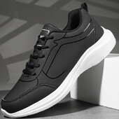 Muške lagane tenisice, proljetne, vodootporne, sportske cipele s okruglom glavom na vezanje, ležerne tenisice velikih veličina Zapatillas De Deporte