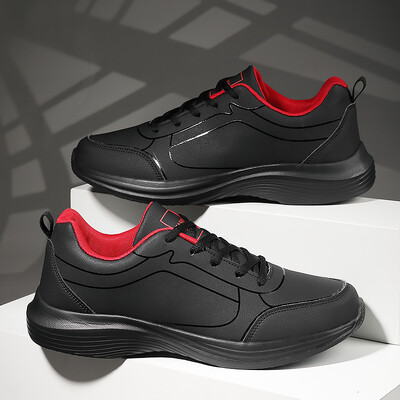 Muške lagane tenisice, proljetne, vodootporne, sportske cipele s okruglom glavom na vezanje, ležerne tenisice velikih veličina Zapatillas De Deporte