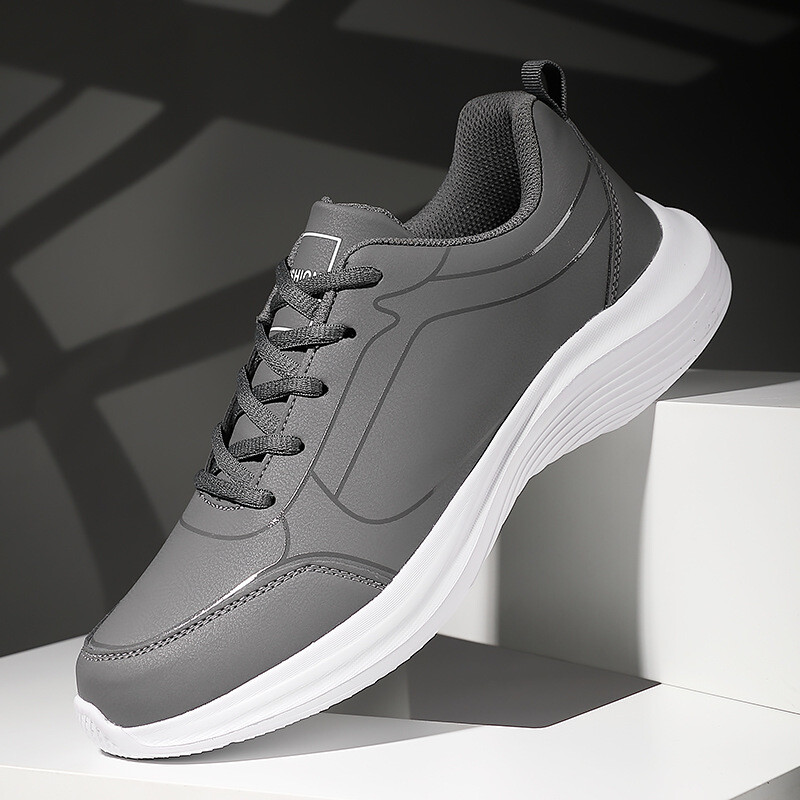 Muške lagane tenisice, proljetne, vodootporne, sportske cipele s okruglom glavom na vezanje, ležerne tenisice velikih veličina Zapatillas De Deporte