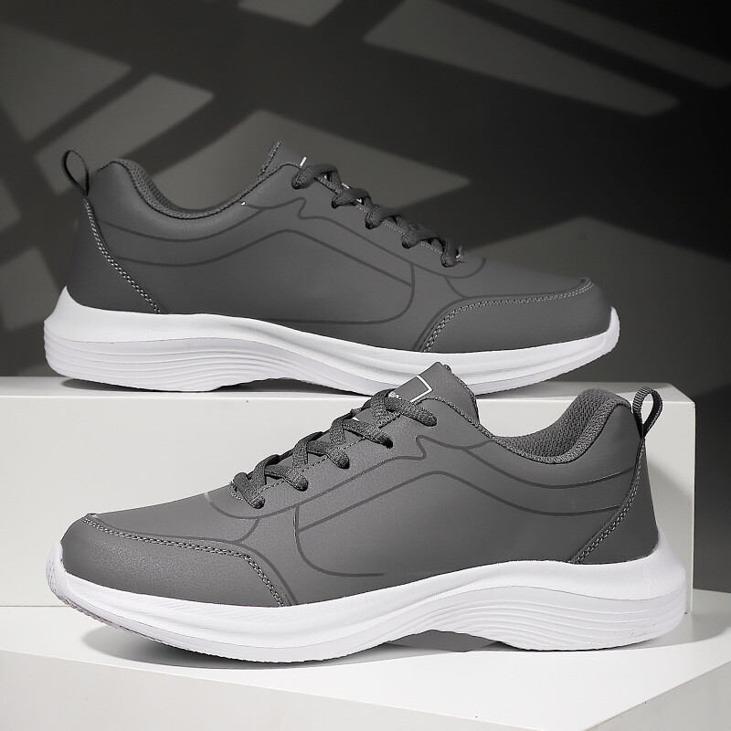 Muške lagane tenisice, proljetne, vodootporne, sportske cipele s okruglom glavom na vezanje, ležerne tenisice velikih veličina Zapatillas De Deporte