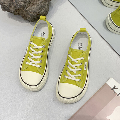 Ženske klasične crne platnene cipele Proljetne ravne cipele Studentske tenisice Djevojačke Skateboard Vulkanizirane tenisice Ženske 2023 Zapatillas
