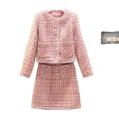 Costum Fusta femei primăvară și toamnă 2023 New Explosions Scurt temperament de înaltă calitate Costum din două piese la modă de celebrități