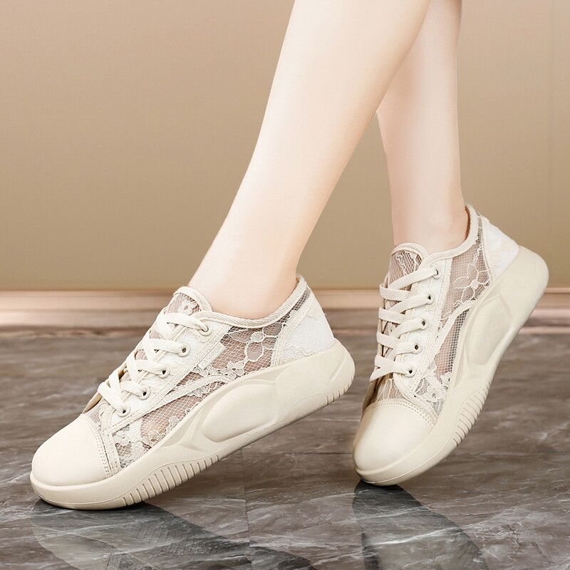 Ljetne ženske mekane sportske cipele Prozračne modne mrežaste cipele za slobodno vrijeme Vanjske cipele protiv klizanja za žene