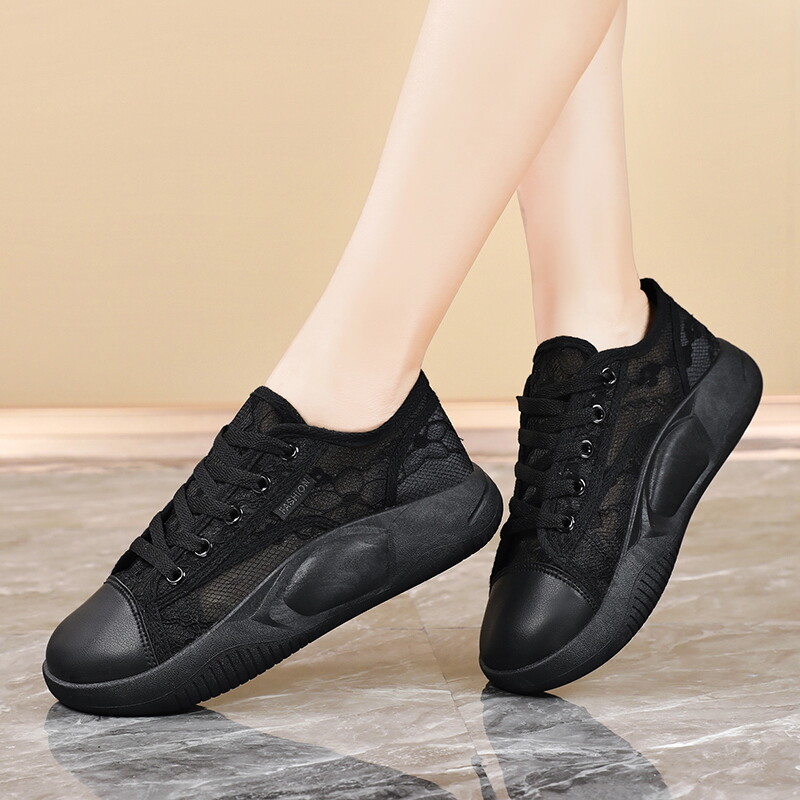 Ljetne ženske mekane sportske cipele Prozračne modne mrežaste cipele za slobodno vrijeme Vanjske cipele protiv klizanja za žene