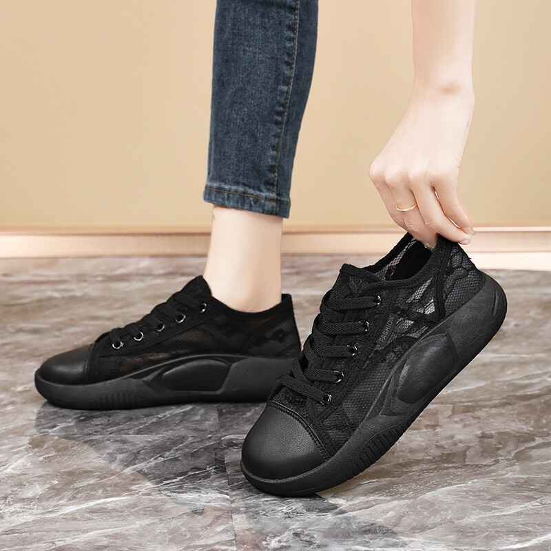 Ljetne ženske mekane sportske cipele Prozračne modne mrežaste cipele za slobodno vrijeme Vanjske cipele protiv klizanja za žene