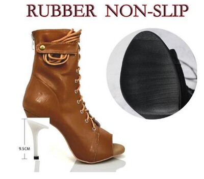 Lasyarrow Ženske brendirane čizme za zabave iz 2022. Ženske seksi cipele na štikle Obuća s visokom potpeticom Latino plesne cipele s potpeticama Latino 2022. Plesna dvorana