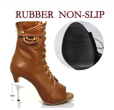 Lasyarrow Ženske brendirane čizme za zabave iz 2022. Ženske seksi cipele na štikle Obuća s visokom potpeticom Latino plesne cipele s potpeticama Latino 2022. Plesna dvorana