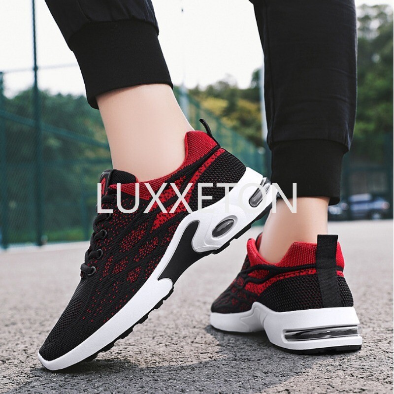 Muške prozračne vulkanizirane cipele 2024. Prozračne pletene sportske tenisice za velike veličine, modne tenisice na vezanje za hodanje i trčanje