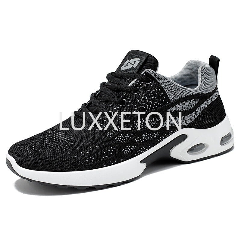 Muške prozračne vulkanizirane cipele 2024. Prozračne pletene sportske tenisice za velike veličine, modne tenisice na vezanje za hodanje i trčanje