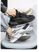 Ljetne muške cipele Prozračne mreže Ležerne sportske cipele za povećanje visine Trčanje 2024 Nove mladenačke cipele s mekim potplatom Tata Trendy