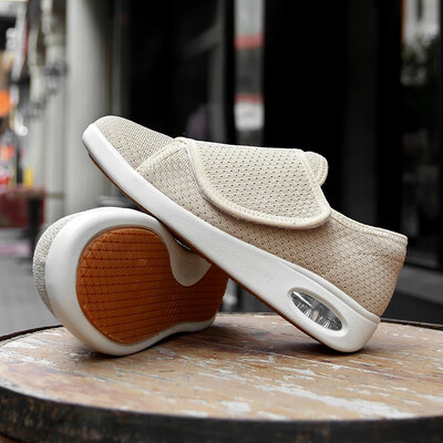 Γυναικεία πάνινα παπούτσια Ορθοπεδικά Φαρδιά πόδια Πρησμένα περιστασιακά παπούτσια για περπάτημα Thumb Eversion Προσαρμόζοντας μαλακά άνετα παπούτσια διαβητικών γυναικών