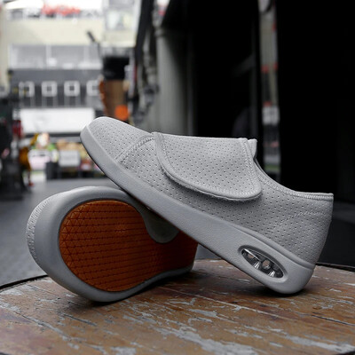 Γυναικεία πάνινα παπούτσια Ορθοπεδικά Φαρδιά πόδια Πρησμένα περιστασιακά παπούτσια για περπάτημα Thumb Eversion Προσαρμόζοντας μαλακά άνετα παπούτσια διαβητικών γυναικών