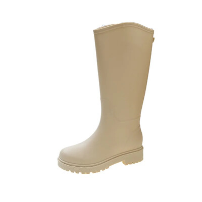 Modne svestrane ženske duge kišne čizme Vodootporne neklizajuće vanjske cipele Udobne gumene cipele Tople