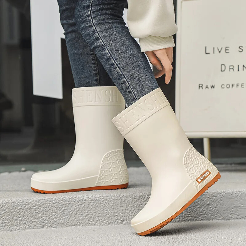 Modne svestrane ženske cipele za kišu Korejski trend Vodootporne protuklizne gumene čizme Tople Taobao Crossbody Explosion