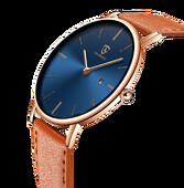 Ανδρικό ρολόι Μινιμαλιστικής μόδας Απλό ρολόι καρπού αναλογικό ραντεβού με ταινία από πλέγμα από ανοξείδωτο ατσάλι