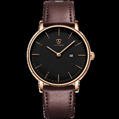 Ανδρικό ρολόι Μινιμαλιστικής μόδας Απλό ρολόι καρπού αναλογικό ραντεβού με ταινία από πλέγμα από ανοξείδωτο ατσάλι