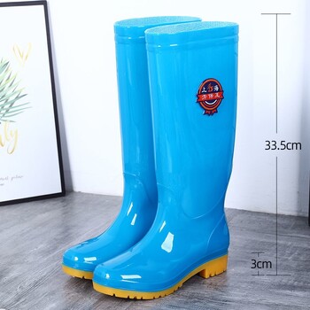 Water Shoes High Tube Rain Παπούτσια Γυναικεία χειμωνιάτικα γεμισμένα ζεστά παπούτσια από καουτσούκ Mid-calf Άνοιξη και Φθινόπωρο Rainy Day Rain Boots Χονδρική