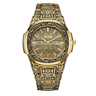 Muški satovi ONOLA modni ležerni kvarcni ručni satovi muški sat vrhunski luksuzni kožni ručni satovi s kalendarom