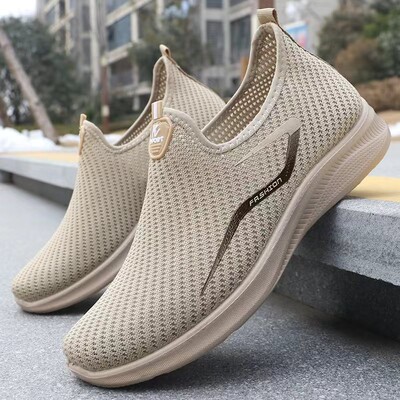 Nove ljetne prozračne mrežaste radne muške cipele za 2024. Ležerne cipele Prozračne sportske cipele tekkies za muškarce