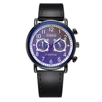 Muški originalni ručni satovi marke XINEW, studenti, dječaci, ležerna kožna narukvica, jedan kvarcni ručni sat Relogios Masculinos 2024.