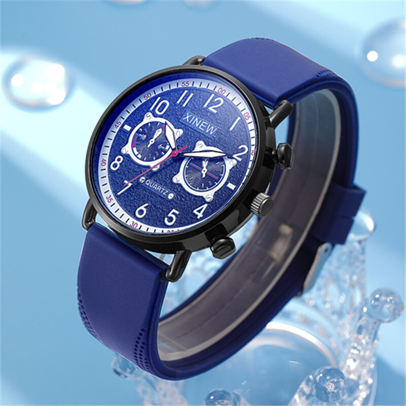 Muški originalni ručni satovi marke XINEW, studenti, dječaci, ležerna kožna narukvica, jedan kvarcni ručni sat Relogios Masculinos 2024.