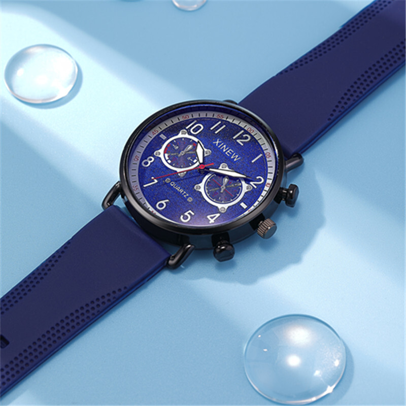 Muški originalni ručni satovi marke XINEW, studenti, dječaci, ležerna kožna narukvica, jedan kvarcni ručni sat Relogios Masculinos 2024.