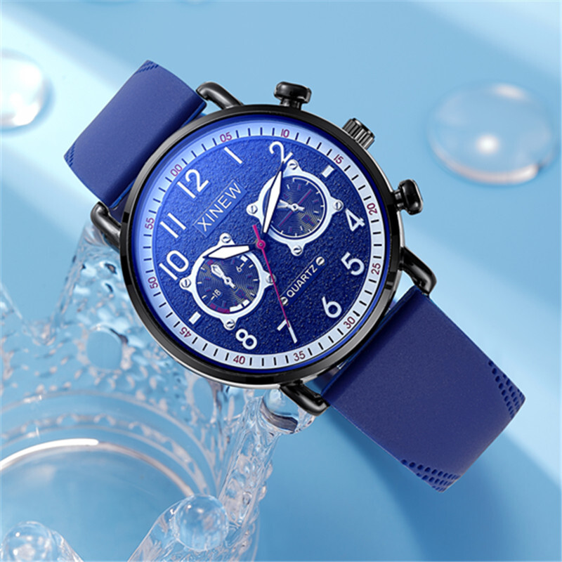 Muški originalni ručni satovi marke XINEW, studenti, dječaci, ležerna kožna narukvica, jedan kvarcni ručni sat Relogios Masculinos 2024.