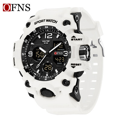 OFNS Top Brand G Style Sportski muški satovi Vojni kvarcni sat Muški vodootporni LED digitalni ručni sat za muškarce Relogio